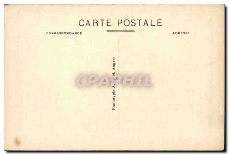 Old Postcard Saumur Horse Horse logs