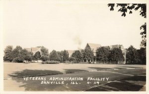 Postcard Veterans Administration Facility Danville Illinois