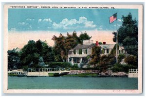 c1950's Greywood Cottage Summer Home Margaret Deland Kennebunkport ME Postcard