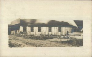 Factory? - Buffalo NY Taylor & Crate Co Written on Back Real Photo Postcard