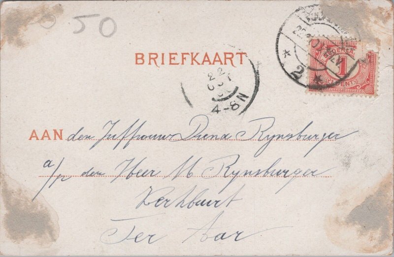 Netherlands Leiden Vintage Postcard 09.37