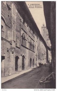 San Gimignano, Via S. Giovnni, Palazzo Pratellesi, Siena, Toscana, Italy, 00-10s