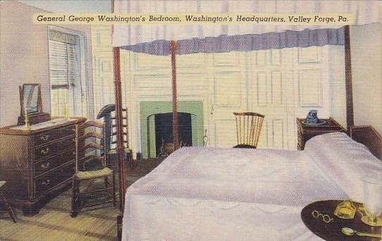 Pennsylvania Valley Forge General George Washington's Bedroom Washington's He...