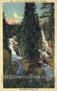 Twin Falls, Two Medicine Chalets in Glacier National Park, Montana