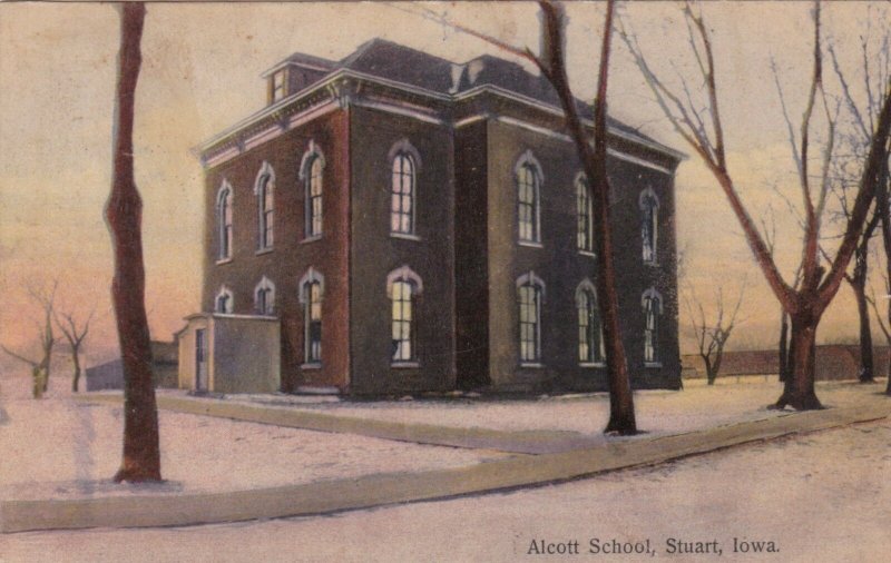 Iowa Stuart Alcott School 1911 sk703