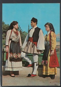 Greece Postcard - National Costumes, Greek Fashion / Clothing  T8692