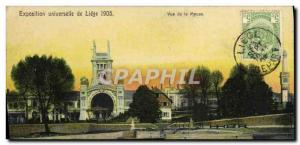 Postcard Old World Expo 1905 Liege Meuse View