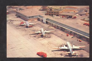 BUFFALO NEW YORK BUFFALO MUNICIPAL AIRPORT AIRPLANES VINTAGE POSTCARD NY