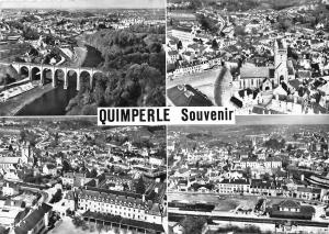 BR19532 Quimperle l eglise st michel et vue generale  france