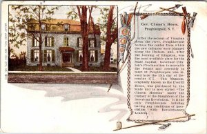 Postcard HOUSE SCENE Poughkeepsie New York NY AN2310