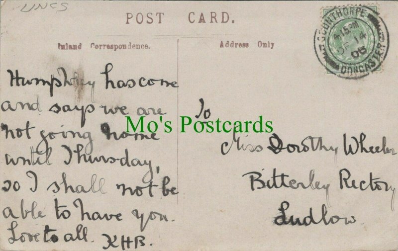 Genealogy Postcard -  Wheeler - Bitterley Rectory, Ludlow, Shropshire  RF8127