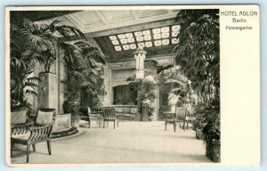 BERLIN, GERMANY ~ Palmengarten HOTEL ADLON Interior 1912   Postcard