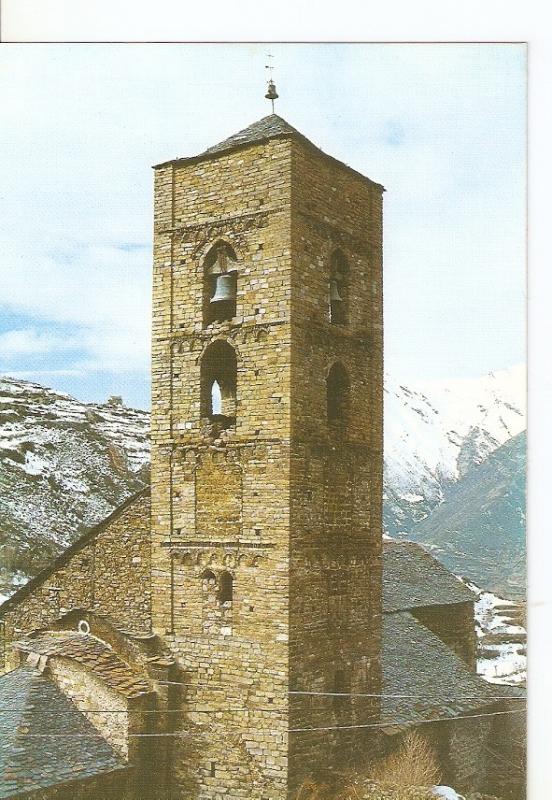 Postal 030750 : Durro (Lleida) Pirineo Catalan. Parroquia Romanica S. XII