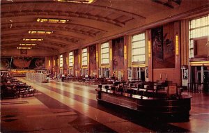Concourse, Cincinnati Union terminal Cincinnati, Ohio, USA Railroad, Misc. Un...