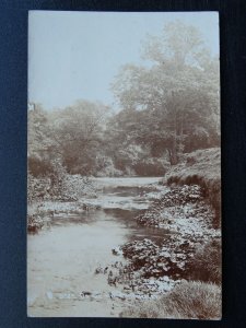 Derbyshire Bakewell ROWSLEY on the River Wye c1908 RP Postcard by J. Crowther