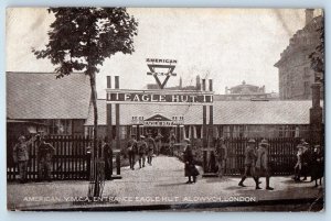 London England American YMCA Entrance Eagle Hut Aldwych c1910 Sailors Mail