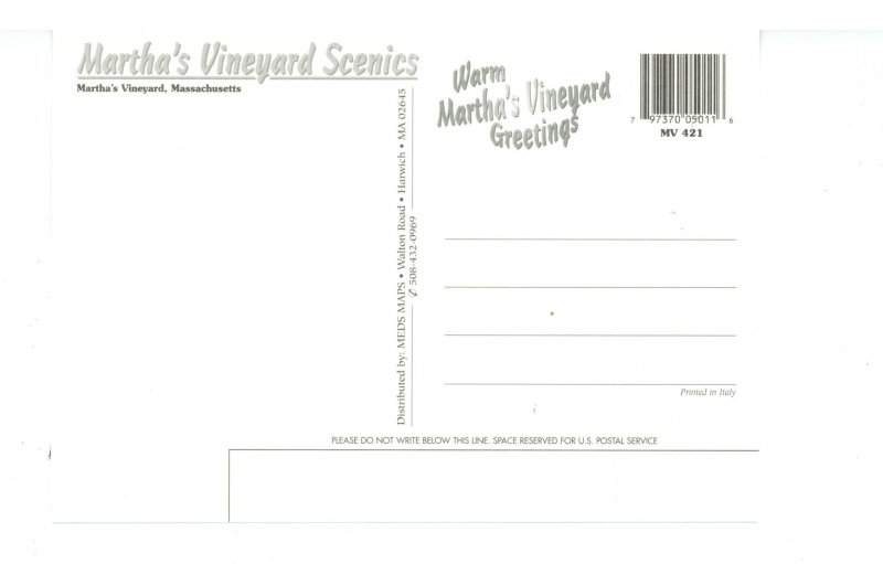 MA - Martha's Vineyard.  Lighthouses (continental size)