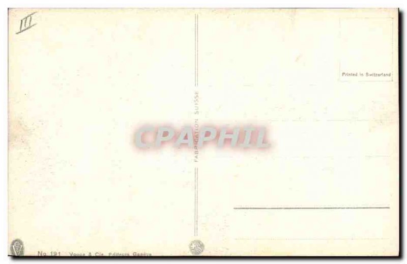 Old Postcard Against the light Bullfight Taurus