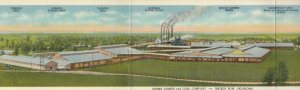 BROKEN BOW  Oklahoma  1930-40s  Dierks Lumber & Coal Co.  tri-fold