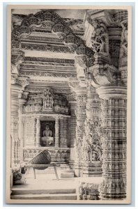 c1930s Memnath Temple Bhaichund Godur Mt. Abu Rajastha India RPPC Photo Postcard