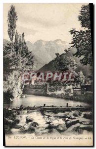 Old Postcard Luchon the fall of Spades and the Port of Venasque