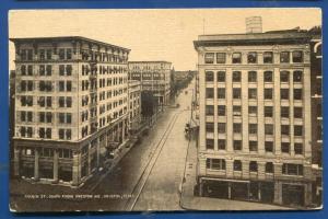 Houston Texas Fannin street from Preston Avenue Litho