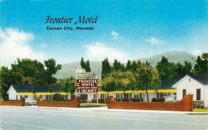 Postcard Nevada Carson City Frontier Motel Occupation roadside Elvin 23-9626