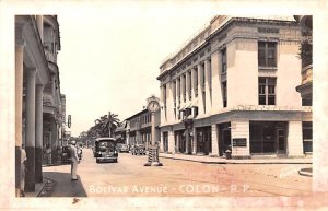 Bolivar Avenue Colon, Real Photo Panama Unused 