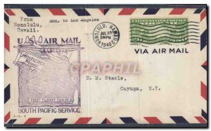 United States Letter 1st Flight San Francisco Honolulu July 23, 1940
