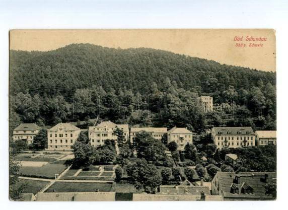 133228 GERMANY BAD SCHANDAU Vintage postcard