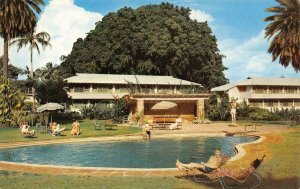 KAUAI INN Lihue, Hawaii Swimming Pool c1960s Vintage Postcard