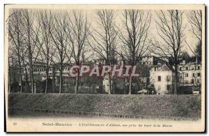 Old Postcard Saint Maurice L & # 39etablissement d & # 39Alienes taking view ...