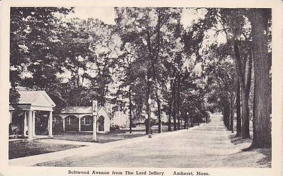 Massachusetts Anhurst The Lord Jeffery Boltwood Avenue Albertype