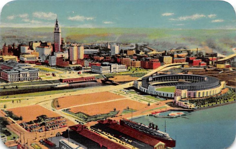 East Ninth Street Pier, Municipal Stadium Cleveland, Ohio OH