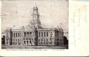 Iowa Des Moines Polk County Court House