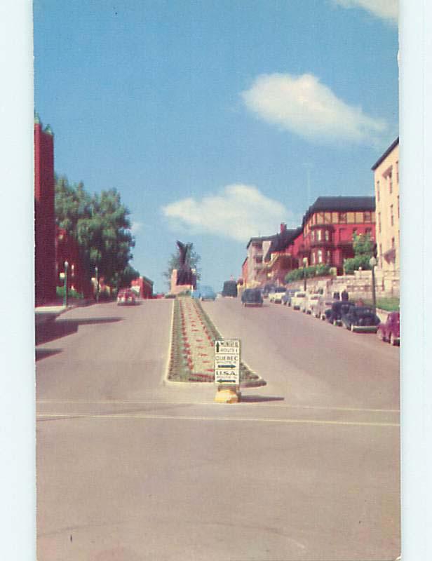 Unused Pre-1980 TOWN VIEW SCENE Sherbrooke Quebec QC p9051