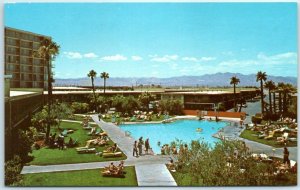 M-27814 Pool Area Stardust Hotel Las Vegas Nevada