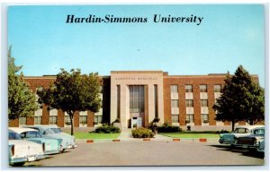 ABILENE, TX Texas ~ HARDIN-SIMMONS UNIVERSITY Sandefer Building c1950s Postcard