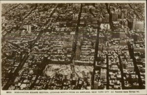 New York City Manhattan Fairchild Aerial Surveys Real Photo Postcard 56120
