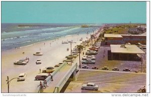 Florida Jacksonville Beach Looking South Towards Fishing Pier