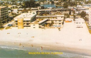 MADEIRA BEACH, FLORIDA Surf Song Resort John's Pass Village 60s Vintage Postcard