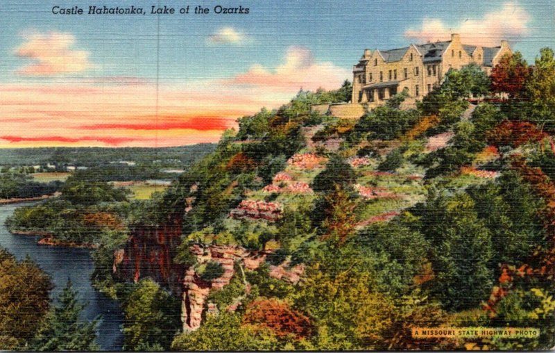 Missouri Ozarks Castle Habatonka Lake Of The Ozarks Curteich