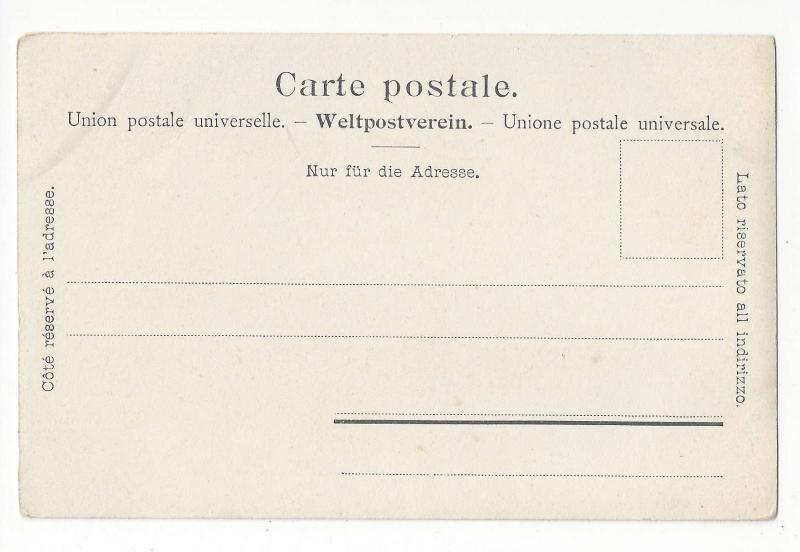 Switzerland Geneva Brunswick Monument Vue Geneve Vers la Ville Vtg UDB Postcard