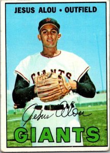 1967 Topps Baseball Card Jesus Alou San Francisco Giants sk2226