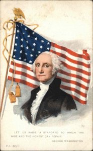 American President George Washington Patriotic c1910 Vintage Postcard