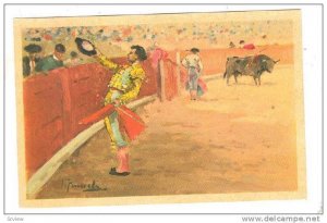 AS, Brindis, Offering The Bull's Death, Mexico, 1900-1910s