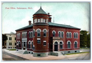 c1910 Post Office Building Kalamazoo Michigan MI Unposted Antique Postcard