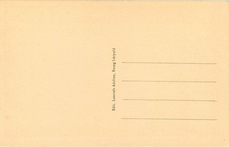 WWI Belgian Postcard Camp Bourg-Léopold Beverloo Empty Pockets