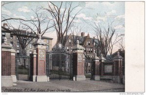 PROVIDENCE, Rhode Island, 1900-1910's; New Gatew, Brown University