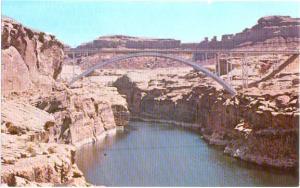 Dirty Devil River Bridge Hwy 95 near Hanksville Utah UT, Chrome